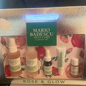 Mario Badescu Rose and Glow Skincare Set Brand New Sealed